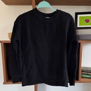 Old Navy Black Crew Neck Sweater